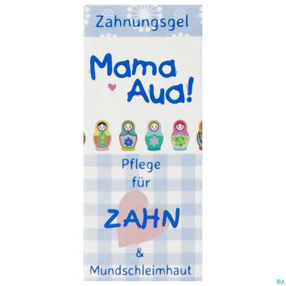 Sie sehen eine Packung MAMA-AUA GEL ZAHN, 20 Milliliter, Produktbild: 01 MAMA-AUA GEL ZAHN, 20 Milliliter, A-Nr.: 3815487 - 01