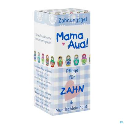 Sie sehen eine Packung MAMA-AUA GEL ZAHN, 20 Milliliter, Produktbild: 02 MAMA-AUA GEL ZAHN, 20 Milliliter, A-Nr.: 3815487 - 02