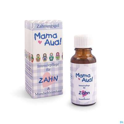 Sie sehen eine Packung MAMA-AUA GEL ZAHN, 20 Milliliter, Produktbild: 03 MAMA-AUA GEL ZAHN, 20 Milliliter, A-Nr.: 3815487 - 03