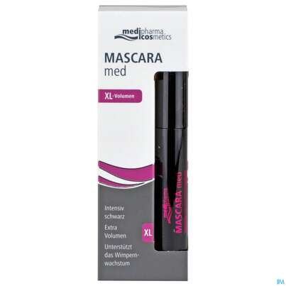 Sie sehen eine Packung MASCARA MED VOLUMEN, 6 Milliliter, Produktbild: 01 MASCARA MED VOLUMEN, 6 Milliliter, A-Nr.: 4751708 - 01
