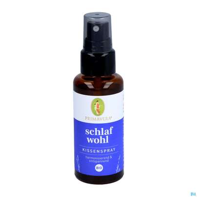 Sie sehen eine Packung PRIMAV.SCHLAFWOHL KISSENSPR, 30 Milliliter, Produktbild: 03 PRIMAV.SCHLAFWOHL KISSENSPR, 30 Milliliter, A-Nr.: 3310965 - 03