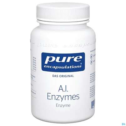 Sie sehen eine Packung Pure Encapsulations AI Enzymes, 60 Stück, Produktbild: 01 Pure Encapsulations AI Enzymes, 60 Stück, A-Nr.: 2304773 - 01