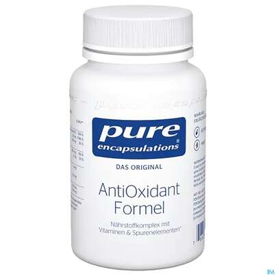 Sie sehen eine Packung Pure Encapsulations AntiOxidant Formel, 60 Stück, Produktbild: 02 Pure Encapsulations AntiOxidant Formel, 60 Stück, A-Nr.: 2324072 - 02