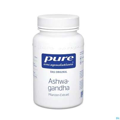 Sie sehen eine Packung Pure Encapsulations Ashwagandha , 60 Stück, Produktbild: 02 Pure Encapsulations Ashwagandha , 60 Stück, A-Nr.: 3741435 - 02