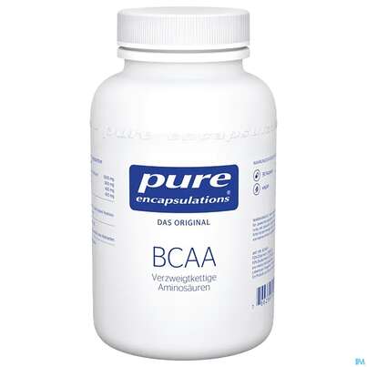 Sie sehen eine Packung Pure Encapsulations BCAA, 90 Stück, Produktbild: 01 Pure Encapsulations BCAA, 90 Stück, A-Nr.: 2382402 - 01
