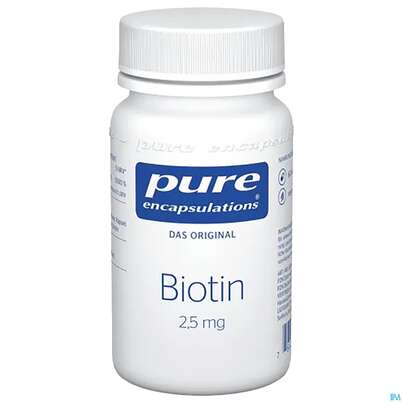 Sie sehen eine Packung Pure Encapsulations Biotin 2,5mg , 60 Stück, Produktbild: 01 Pure Encapsulations Biotin 2,5mg , 60 Stück, A-Nr.: 3798984 - 01