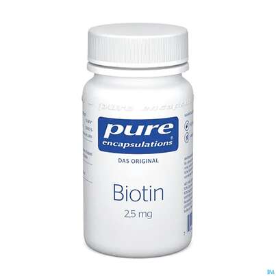 Sie sehen eine Packung Pure Encapsulations Biotin 2,5mg , 60 Stück, Produktbild: 02 Pure Encapsulations Biotin 2,5mg , 60 Stück, A-Nr.: 3798984 - 02