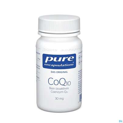 Sie sehen eine Packung Pure Encapsulations Coenzym Q10 30mg , 60 Stück, Produktbild: 02 Pure Encapsulations Coenzym Q10 30mg , 60 Stück, A-Nr.: 2304810 - 02