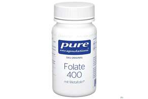 Pure Encapsulations Folate 400 + Metafolin, 90 Stück, A-Nr.: 3940608 - 01