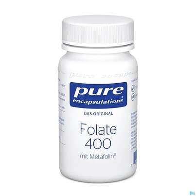 Sie sehen eine Packung Pure Encapsulations Folate 400 + Metafolin, 90 Stück, Produktbild: 02 Pure Encapsulations Folate 400 + Metafolin, 90 Stück, A-Nr.: 3940608 - 02