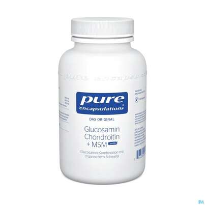 Sie sehen eine Packung Pure Encapsulations Glucosamin+Chondroitin+MSN , 120 Stück, Produktbild: 01 Pure Encapsulations Glucosamin+Chondroitin+MSN , 120 Stück, A-Nr.: 2726681 - 01