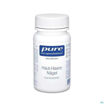 Sie sehen eine Packung Pure Encapsulations Haut, Haare, Nägel , 60 Stück, Produktbild: 02 Pure Encapsulations Haut, Haare, Nägel , 60 Stück, A-Nr.: 4193935 - 02