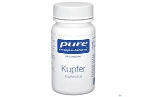 Pure Encapsultions Kupfer Citrat, 60 Stück, A-Nr.: 3015982 - 01