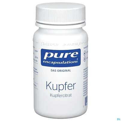 Pure Encapsultions Kupfer Citrat, 60 Stück, A-Nr.: 3015982 - 01