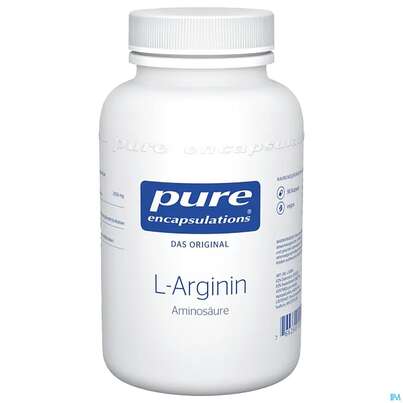 Sie sehen eine Packung Pure Encapsulations L-Arginin, 90 Stück, Produktbild: 01 Pure Encapsulations L-Arginin, 90 Stück, A-Nr.: 3567285 - 01