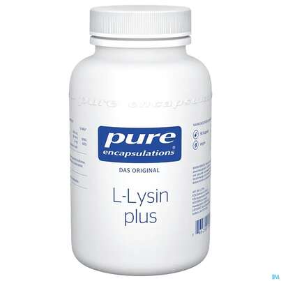 Sie sehen eine Packung Pure Encapsulations L-Lysin plus , 90 Stück, Produktbild: 01 Pure Encapsulations L-Lysin plus , 90 Stück, A-Nr.: 4735431 - 01
