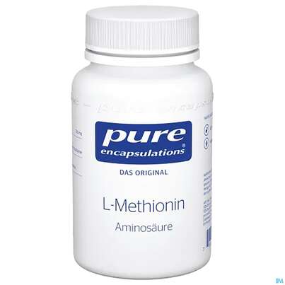 Sie sehen eine Packung Pure Encapsulations L-Methionin, 60 Stück, Produktbild: 01 Pure Encapsulations L-Methionin, 60 Stück, A-Nr.: 2304833 - 01