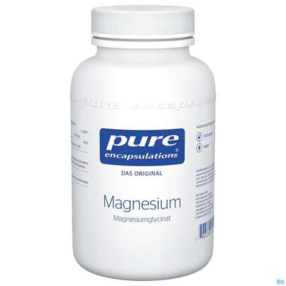 Sie sehen eine Packung Pure Encapsulations Magnesiumglycinat , 90 Stück, Produktbild: 01 Pure Encapsulations Magnesiumglycinat , 90 Stück, A-Nr.: 2382796 - 01