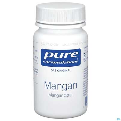 Sie sehen eine Packung Pure Encapsulations Mangan Citrat, 60 Stück, Produktbild: 01 Pure Encapsulations Mangan Citrat, 60 Stück, A-Nr.: 3015999 - 01