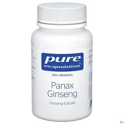 Sie sehen eine Packung Pure Encapsulations Panax Ginseng , 60 Stück, Produktbild: 01 Pure Encapsulations Panax Ginseng , 60 Stück, A-Nr.: 2382968 - 01