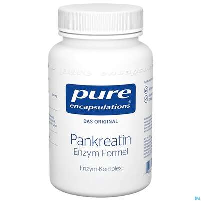 Sie sehen eine Packung Pure Encapsulations Pankreatin Enzym Formel , 60 Stück, Produktbild: 01 Pure Encapsulations Pankreatin Enzym Formel , 60 Stück, A-Nr.: 2382980 - 01
