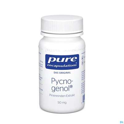 Sie sehen eine Packung Pure Encapsulations Pycnogenol 50mg, 60 Stück, Produktbild: 02 Pure Encapsulations Pycnogenol 50mg, 60 Stück, A-Nr.: 2312198 - 02