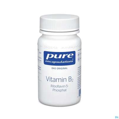 Sie sehen eine Packung Pure Encapsulations Vitamin B2 , 90 Stück, Produktbild: 01 Pure Encapsulations Vitamin B2 , 90 Stück, A-Nr.: 4295222 - 01