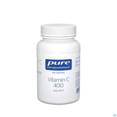 Sie sehen eine Packung Pure Encapsulations Vitamin C 400 gepuffert, 180 Stück, Produktbild: 01 Pure Encapsulations Vitamin C 400 gepuffert, 180 Stück, A-Nr.: 3050122 - 01