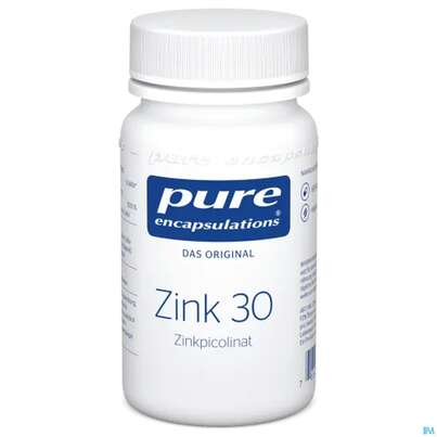 Sie sehen eine Packung Pure Encapsulations Zink 30, 60 Stück, Produktbild: 02 Pure Encapsulations Zink 30, 60 Stück, A-Nr.: 2111755 - 02