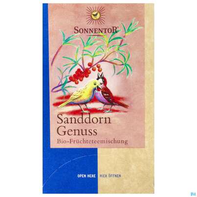 Sonnentor© Sanddorn Genuss Früchtetee, 18 Stück, A-Nr.: 3574871 - 01