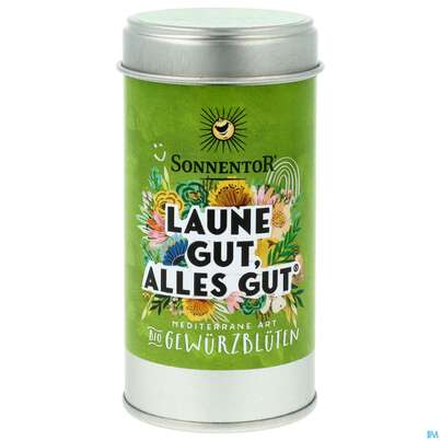 Sie sehen eine Packung Sonnentor© Laune gut, alles gut® Gewürzblüten, 25 Gramm, Produktbild: 01 Sonnentor© Laune gut, alles gut® Gewürzblüten, 25 Gramm, A-Nr.: 3391053 - 01
