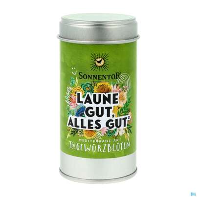 Sie sehen eine Packung Sonnentor© Laune gut, alles gut® Gewürzblüten, 25 Gramm, Produktbild: 02 Sonnentor© Laune gut, alles gut® Gewürzblüten, 25 Gramm, A-Nr.: 3391053 - 02