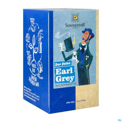 Sonnentor© Der feine Earl Grey Schwarztee, 18 Stück, A-Nr.: 4307801 - 04