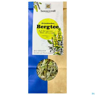Sie sehen eine Packung Sonnentor© Griechischer Bergtee lose, 40 Gramm, Produktbild: 01 Sonnentor© Griechischer Bergtee lose, 40 Gramm, A-Nr.: 3388341 - 01