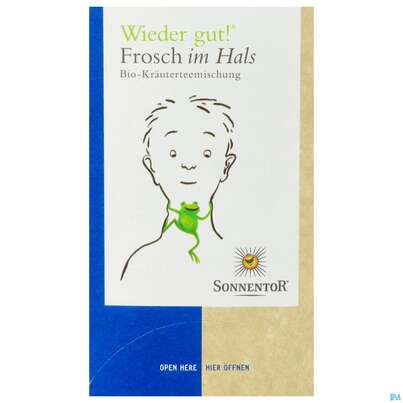 Sonnentor Frosch im Hals® Tee, 18 Stück, A-Nr.: 3428750 - 01