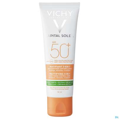 Sie sehen eine Packung VICHY CS 3IN1 MATT LSF50+, 50 Milliliter, Produktbild: 03 VICHY CS 3IN1 MATT LSF50+, 50 Milliliter, A-Nr.: 5232258 - 03