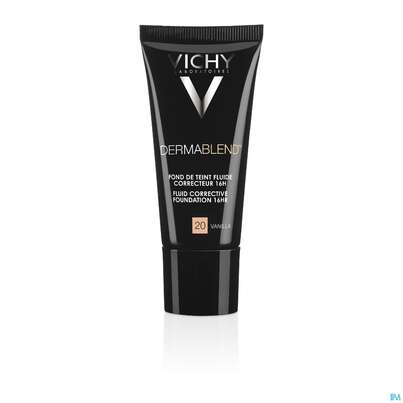 Sie sehen eine Packung VICHY DERMABL.FLUID 20 VANIL, 30 Milliliter, Produktbild: 03 VICHY DERMABL.FLUID 20 VANIL, 30 Milliliter, A-Nr.: 5044203 - 03