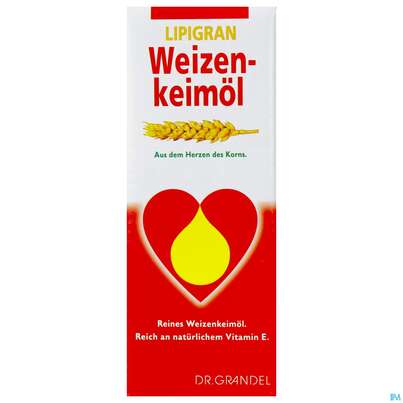 Sie sehen eine Packung Weizenkeim Oel Lipigran Dr.grandel Nr 1331 100ml, Produktbild: 01 Weizenkeim Oel Lipigran Dr.grandel Nr 1331 100ml, A-Nr.: 0656580 - 01
