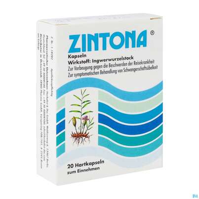Sie sehen eine Packung Zintona Kapseln 20st, Produktbild: 02 Zintona Kapseln 20st, A-Nr.: 1041047 - 02