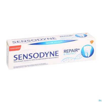 Sie sehen eine Packung Sensodyne Repair & Protect Zahnpasta, 75 Milliliter, Produktbild: 03 Sensodyne Repair & Protect Zahnpasta, 75 Milliliter, A-Nr.: 4237733 - 03