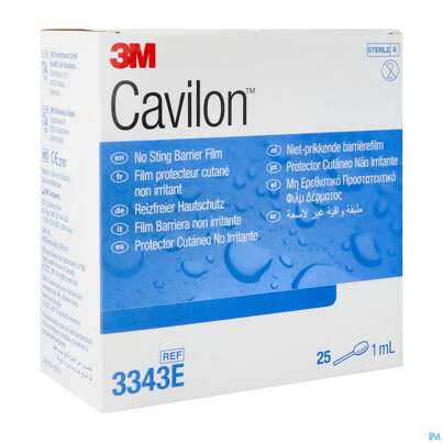 Sie sehen eine Packung 3M™ Cavilon™ Reizfreier Hautschutz Lolly, 3343E, 1ml, steril, 25 Stück, Produktbild: 02 3M™ Cavilon™ Reizfreier Hautschutz Lolly, 3343E, 1ml, steril, 25 Stück, A-Nr.: 2219010 - 02