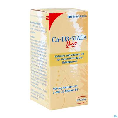 Ca-D3-STADA Uno Filmtabletten, 90 Stück, A-Nr.: 4090365 - 02