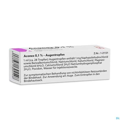 Sie sehen eine Packung ACONEX AU-TR, 10 Milliliter, Produktbild: 02 ACONEX AU-TR, 10 Milliliter, A-Nr.: 1304541 - 02