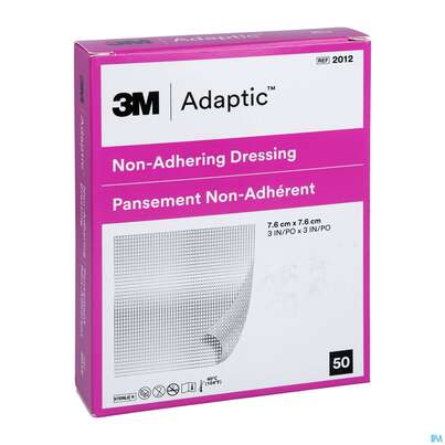 Sie sehen eine Packung Wundverband Adaptic Folie Steril 7,6x 7,6cm -che 2012 50st, Produktbild: 04 Wundverband Adaptic Folie Steril 7,6x 7,6cm -che 2012 50st, A-Nr.: 1391818 - 04