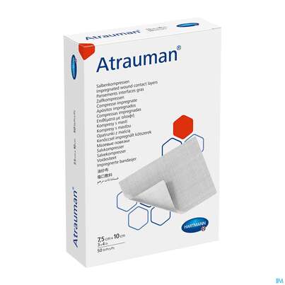 Wundauflagen Atrauman Salbenvlies Wirkstofffr Steril 7,5x 10cm 50st, A-Nr.: 1708882 - 05