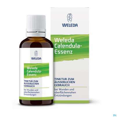 Sie sehen eine Packung Calendula Essenz Weleda 50ml, Produktbild: 02 Calendula Essenz Weleda 50ml, A-Nr.: 1201427 - 02