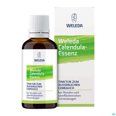 Sie sehen eine Packung Calendula Essenz Weleda 50ml, Produktbild: 03 Calendula Essenz Weleda 50ml, A-Nr.: 1201427 - 03