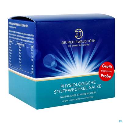 Sie sehen eine Packung Stoffwechsel Dr.toeth Salze Physiologisch 180st, Produktbild: 02 Stoffwechsel Dr.toeth Salze Physiologisch 180st, A-Nr.: 4062825 - 02
