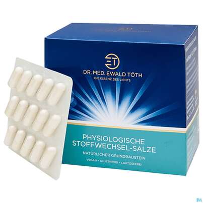 Sie sehen eine Packung Stoffwechsel Dr.toeth Salze Physiologisch 180st, Produktbild: 04 Stoffwechsel Dr.toeth Salze Physiologisch 180st, A-Nr.: 4062825 - 04