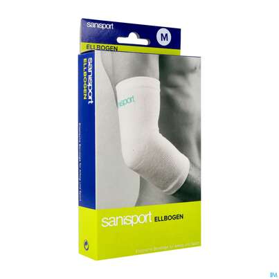 Sie sehen eine Packung Ellbogenbandagen Sanisport Nr 222190 M 1st, Produktbild: 02 Ellbogenbandagen Sanisport Nr 222190 M 1st, A-Nr.: 1615376 - 02
